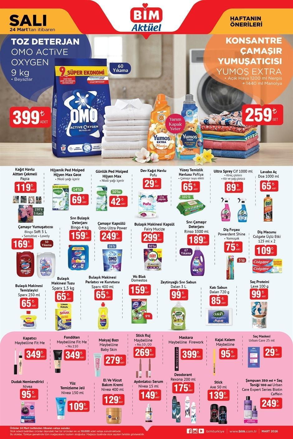 BİM 24 MART 2026 AKTÜEL KATALOĞU