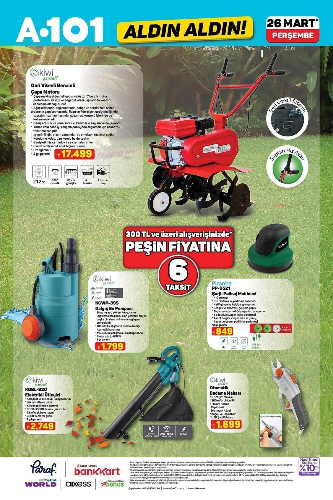 26 MART A101 ALDIN ALDIN AKTÜEL KATALOĞU