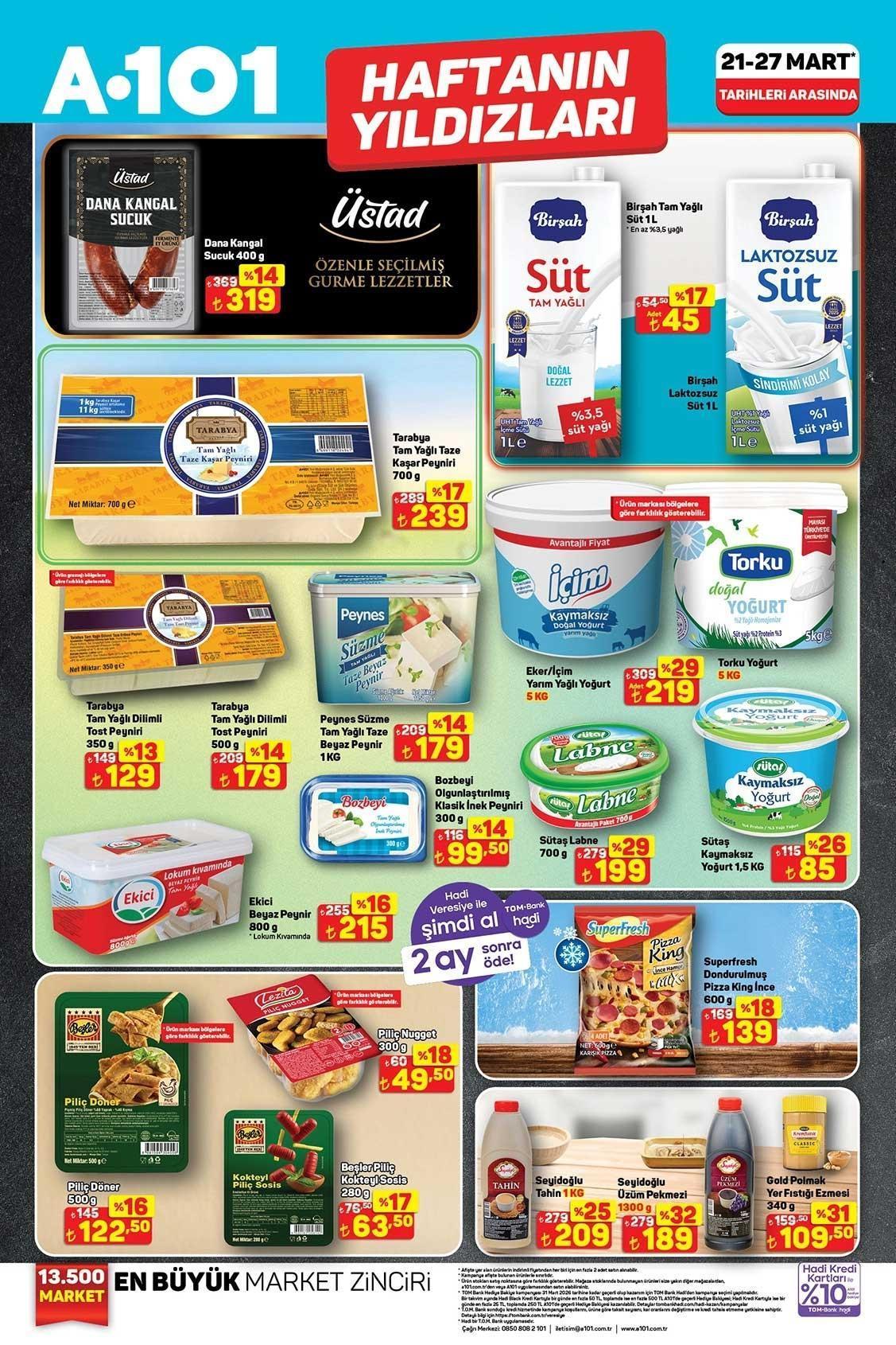 21-27 MART HAFTANIN YILDIZLARI AKTÜEL KATALOĞU