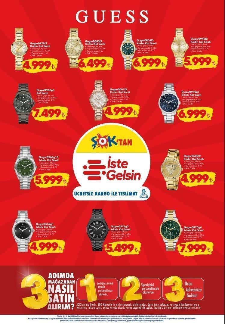 ŞOK 25-31 MART AKTÜEL KATALOĞU