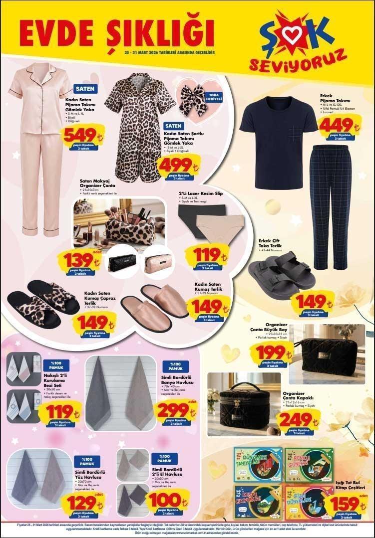ŞOK 25-31 MART AKTÜEL KATALOĞU
