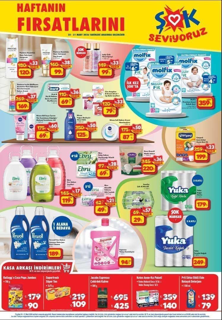ŞOK 25-31 MART AKTÜEL KATALOĞU
