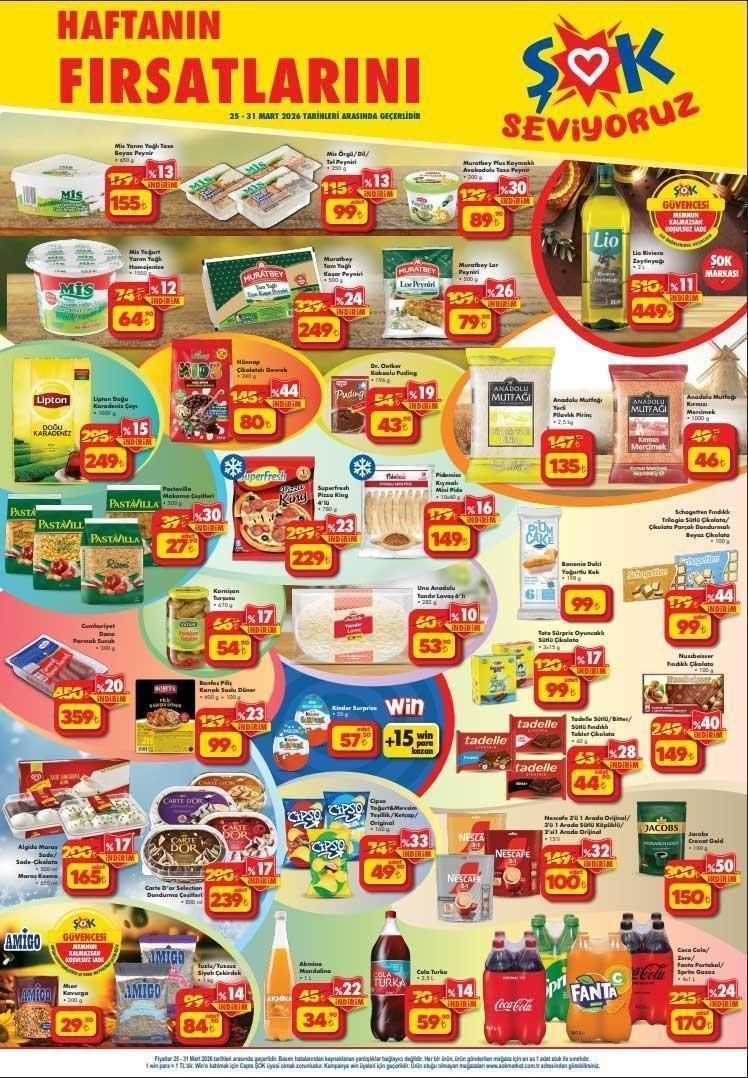 ŞOK 25-31 MART AKTÜEL KATALOĞU
