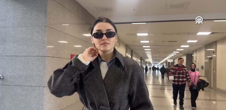 ‘Uyuşturucu’ soruşturmasında Hande Erçel Adli Tıp Kurumu’nda