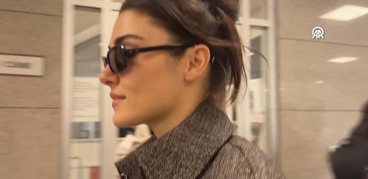 ‘Uyuşturucu’ soruşturmasında Hande Erçel Adli Tıp Kurumu’nda