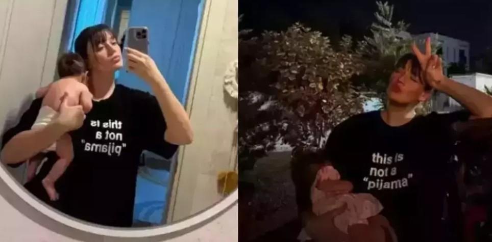 Gizem Karaca ve kızından yeni kare Bugün tam 9 ay oldu Gizem Karaca ve kızından yeni kare Bugün tam 9 ay oldu