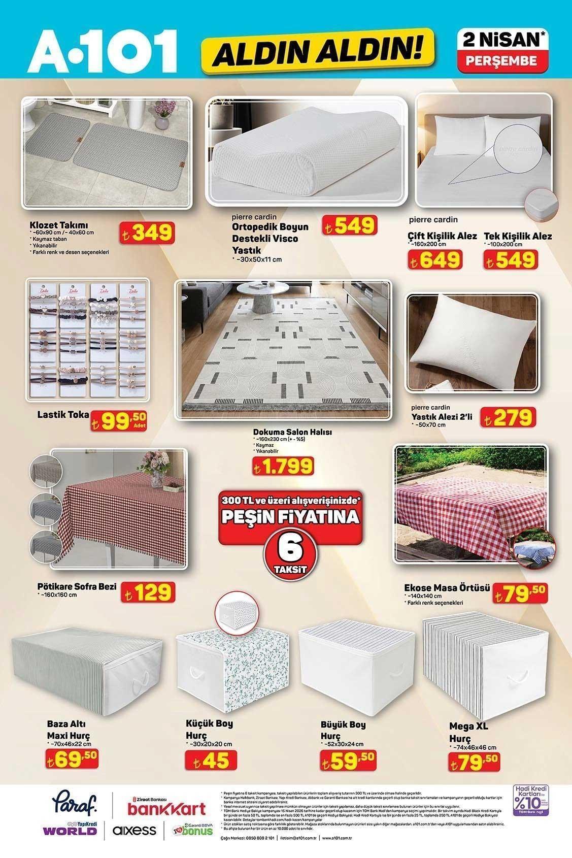 2 NİSAN A101 ALDIN ALDIN AKTÜEL KATALOĞU 2 NİSAN A101 ALDIN ALDIN AKTÜEL KATALOĞU