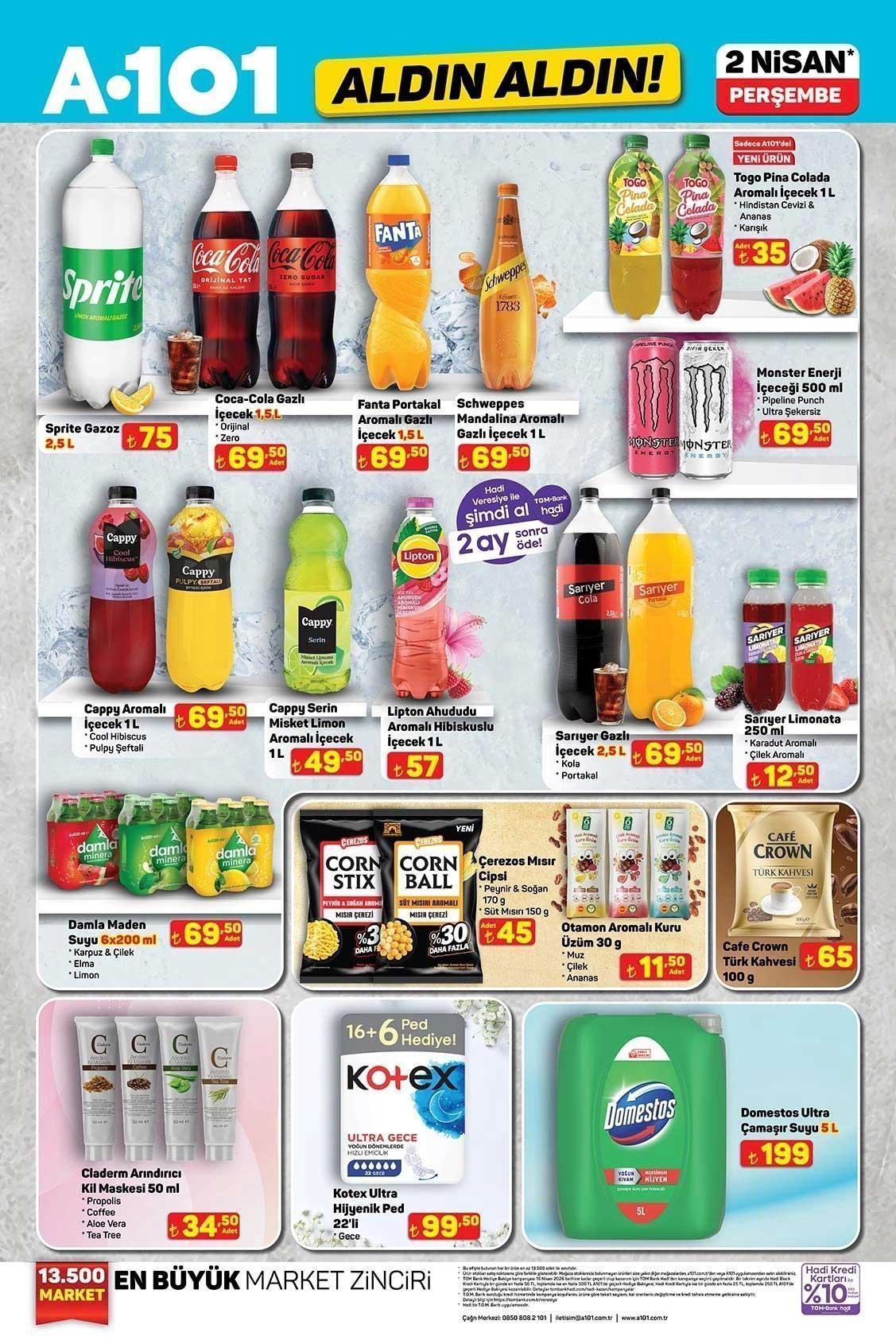 2 NİSAN A101 ALDIN ALDIN AKTÜEL KATALOĞU 2 NİSAN A101 ALDIN ALDIN AKTÜEL KATALOĞU