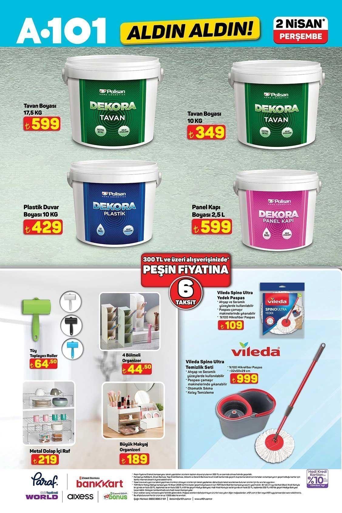 2 NİSAN A101 ALDIN ALDIN AKTÜEL KATALOĞU 2 NİSAN A101 ALDIN ALDIN AKTÜEL KATALOĞU