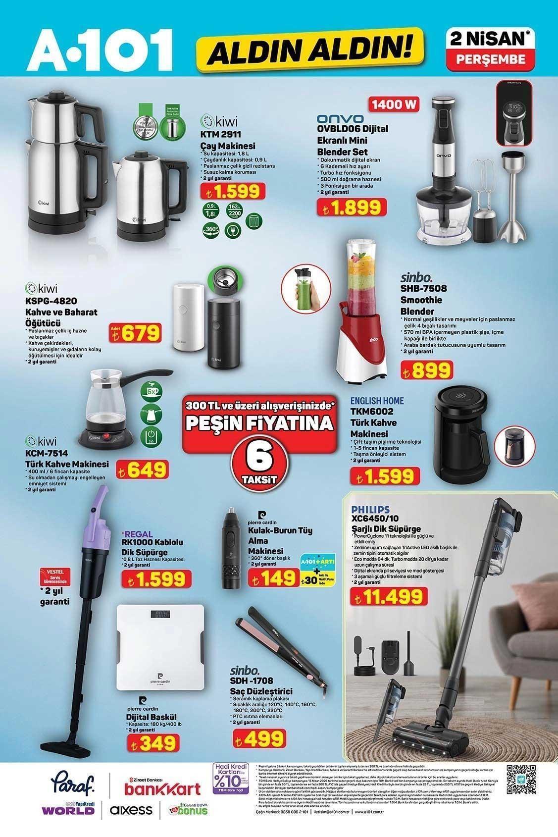 2 NİSAN A101 ALDIN ALDIN AKTÜEL KATALOĞU 2 NİSAN A101 ALDIN ALDIN AKTÜEL KATALOĞU