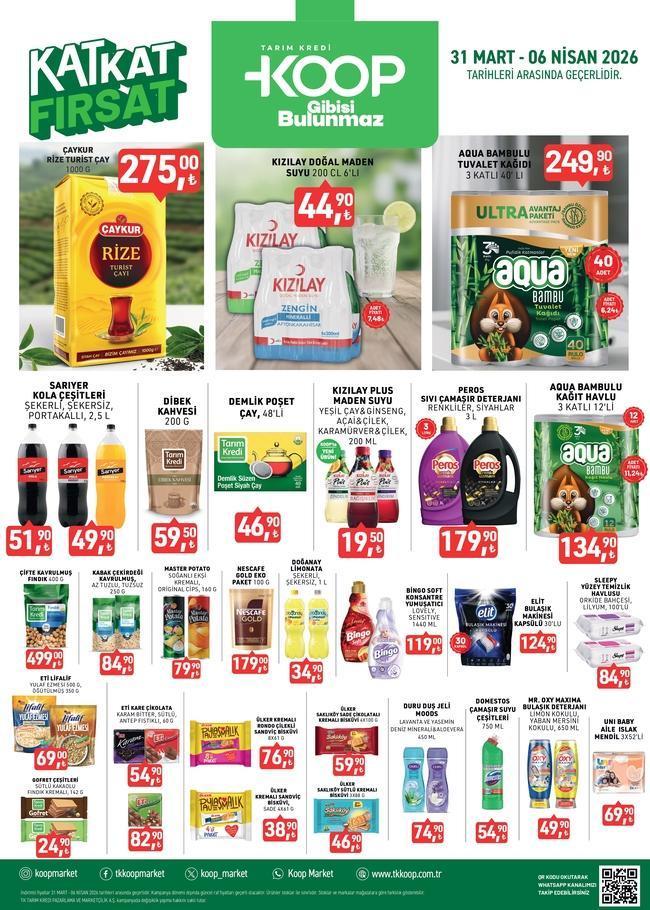 TARIM KREDİ MARKET AKTÜEL İNDİRİMLİ ÜRÜNLER LİSTESİ