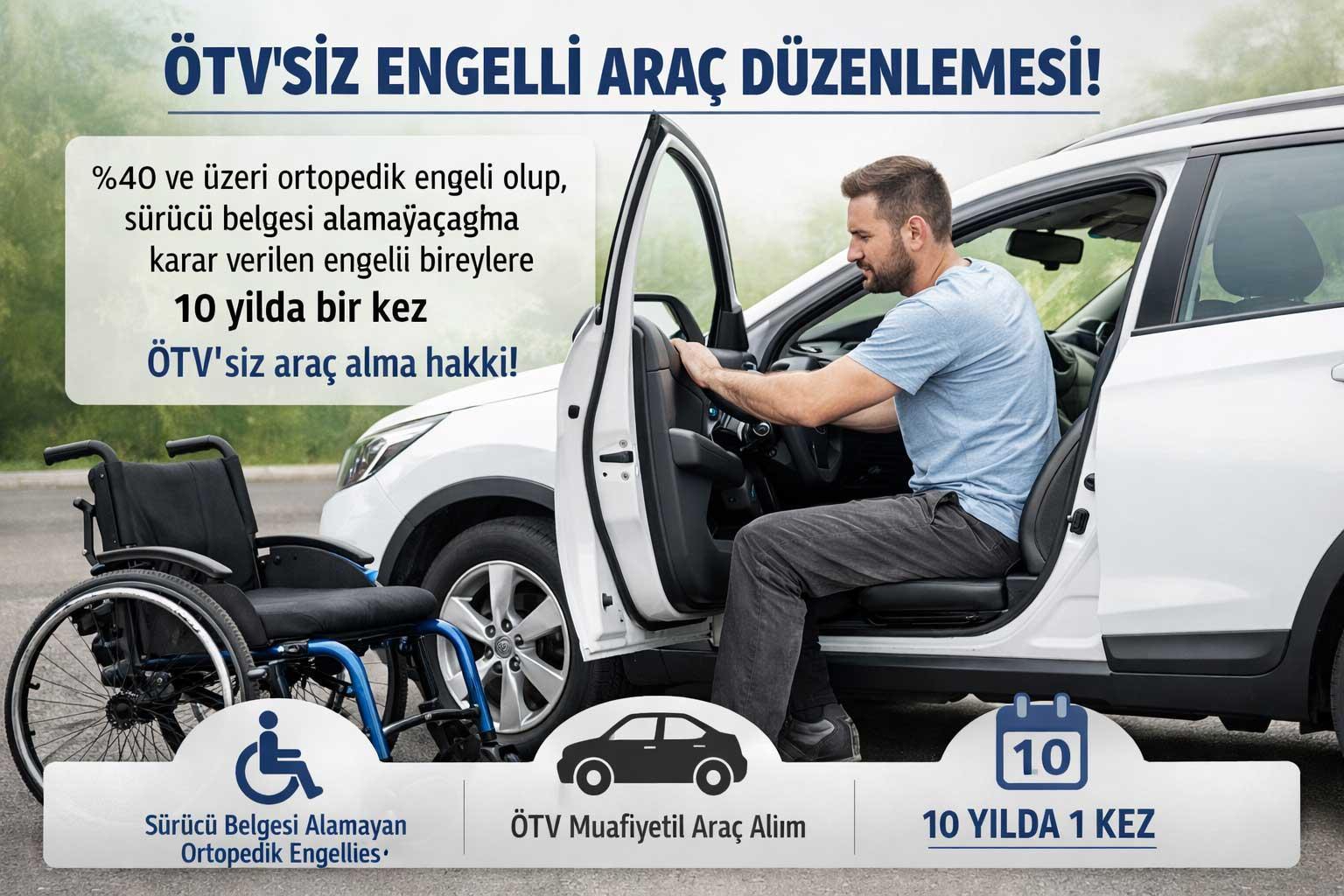 Yüzde 40 engelli raporu ile alınabilen otomobiller hangileri Engelli vatandaşların ÖTVsiz araç alımına ilişkin yeni gelişme...