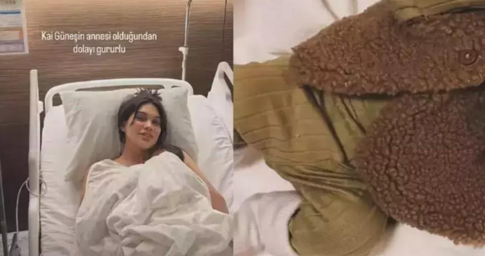 Beste Kökdemirden bebeğiyle yeni kare İşte oğlu Güneşin son hali
