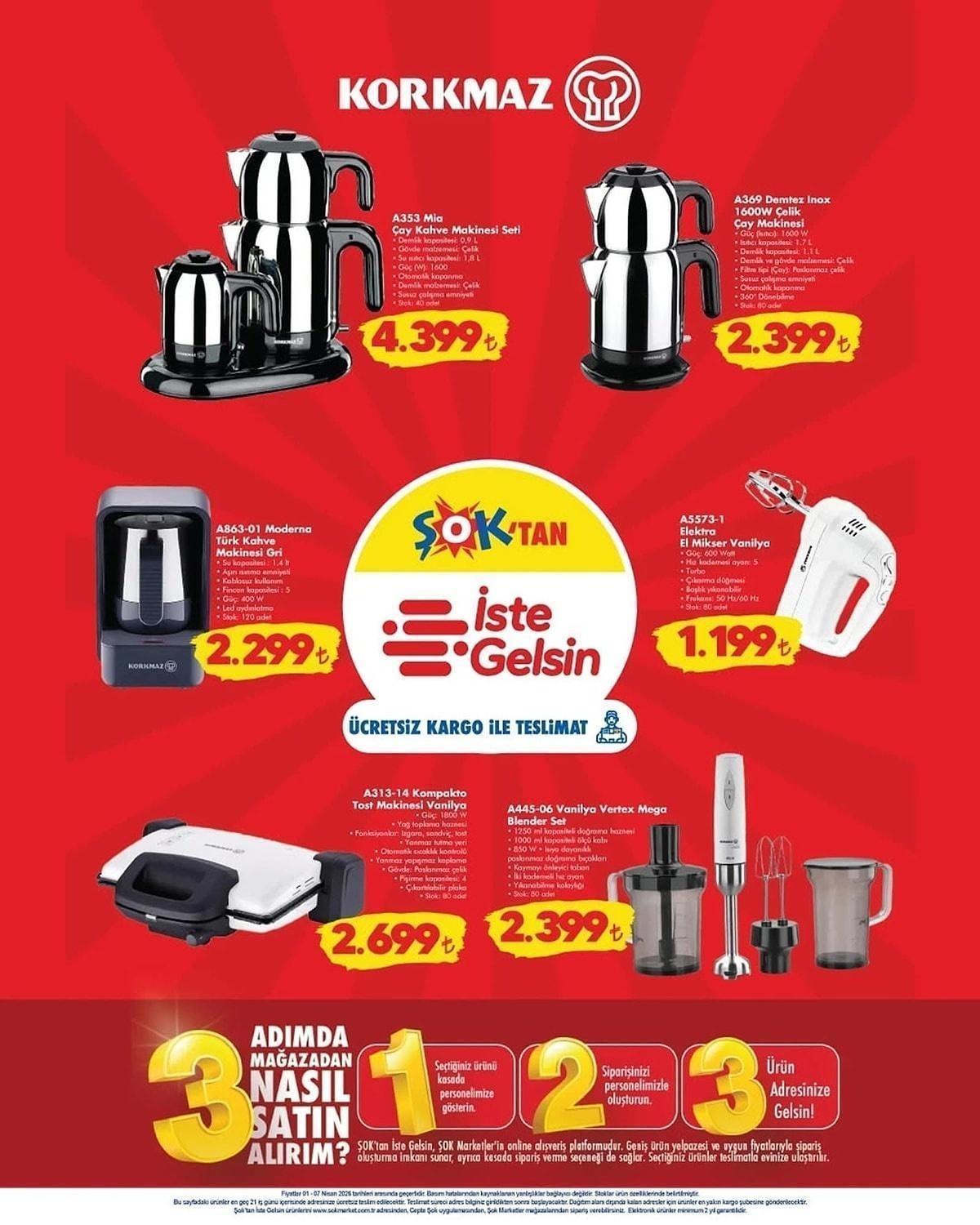 1-7 NİSAN ŞOK AKTÜEL İNDİRİMLERİ