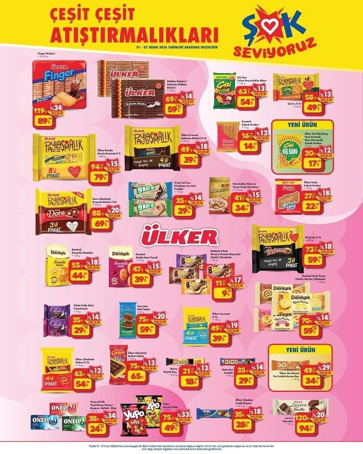 1-7 NİSAN ŞOK AKTÜEL İNDİRİMLERİ