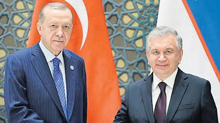 Özbekistan’dan Erdoğan’a övgü