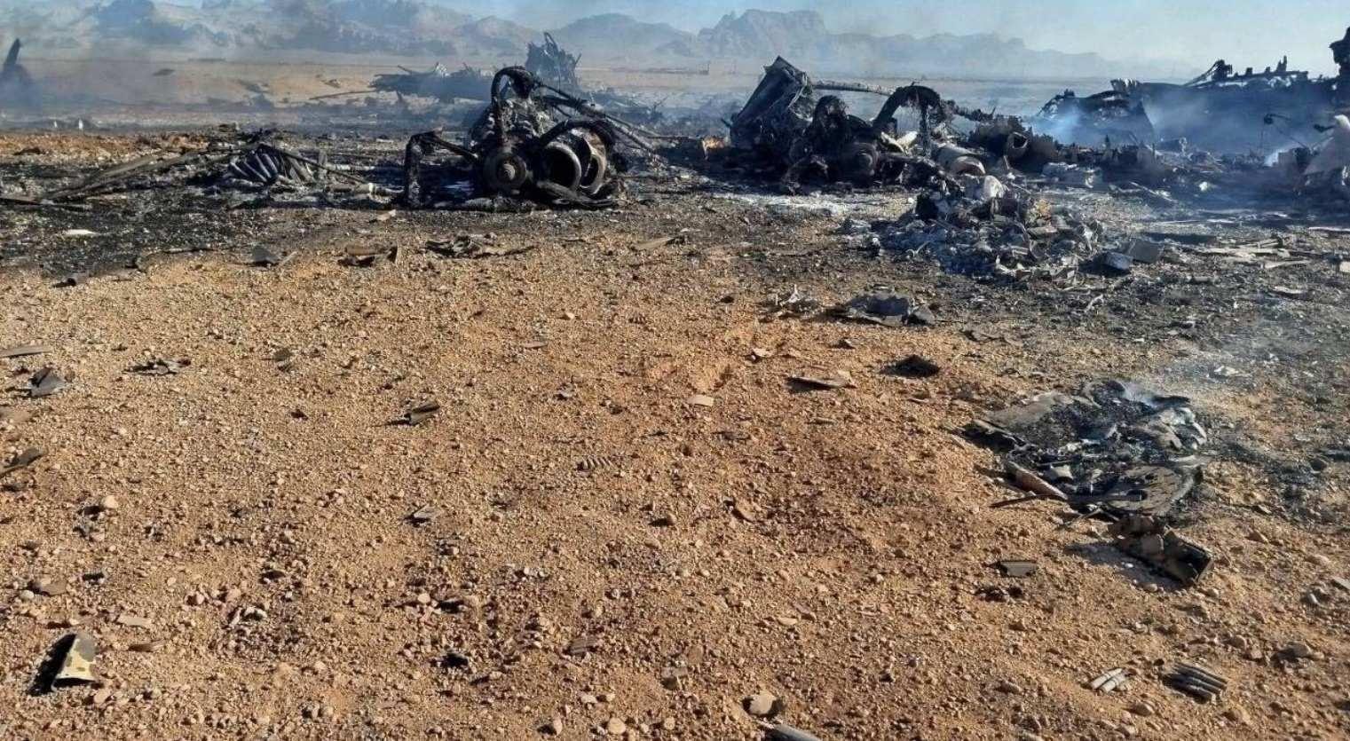 İşte ABD uçaklarının enkazı İrandan sıcak görüntüler