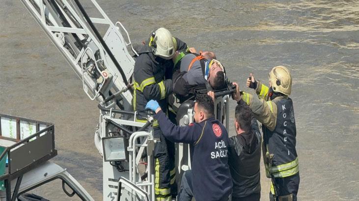 Dereye uçan kamyonetin sürücüsünden kötü haber