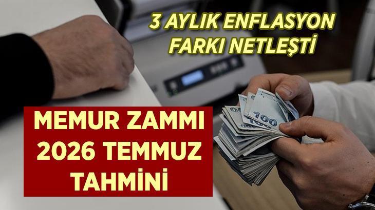 MEMUR ZAMMI 2026 TEMMUZ SON DAKİKA: 3 aylık enflasyon farkı netleşti Yeni memur ve memur emeklisi maaş zam oranı ne kadar olacak MEMUR ZAMMI 2026 TEMMUZ SON DAKİKA: 3 aylık enflasyon farkı netleşti Yeni memur ve memur emeklisi maaş zam oranı ne kadar olacak