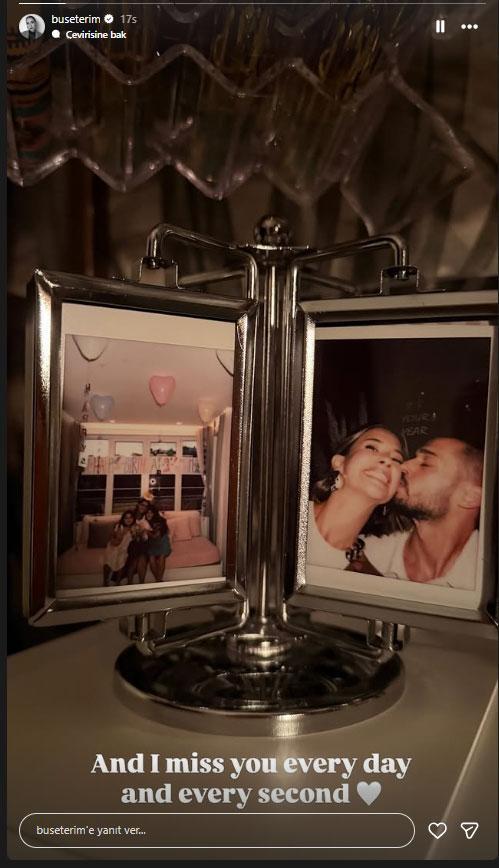Buse Terim aşka geldi ‘Seni her gün ve her saniye özlüyorum’
