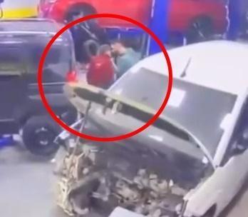 Bursa’da oto tamircisinde şiddet! 'Telefona baktın' diyerek çırağı dövdü