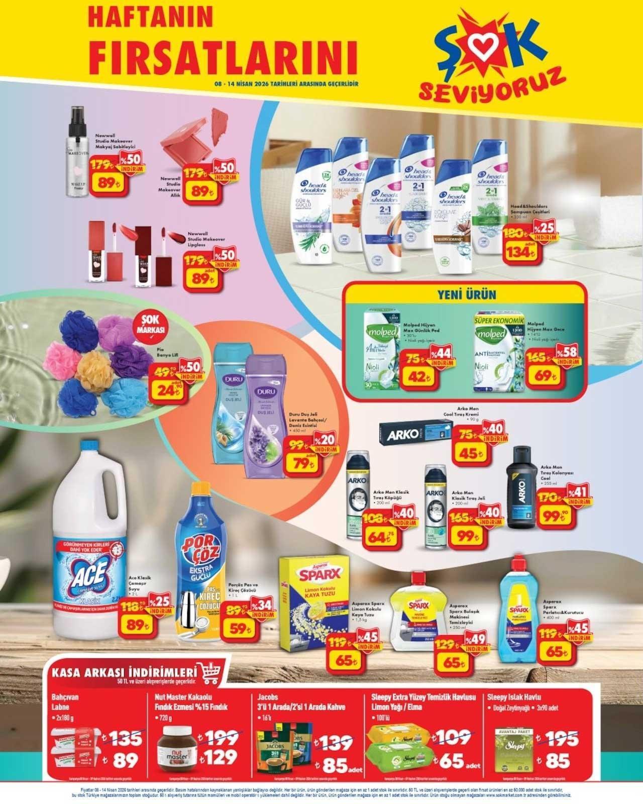 ŞOK 8-14 NİSAN AKTÜEL KATALOĞU