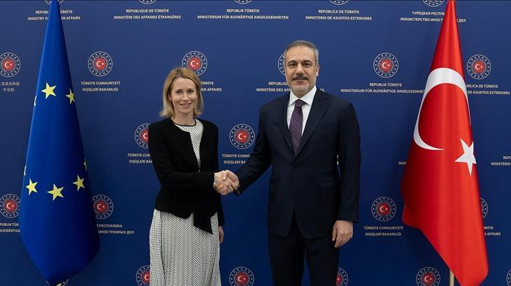 Dışişleri Bakanı Hakan Fidan, AB Yüksek Temsilcisi Kallas ile telefonda görüştü