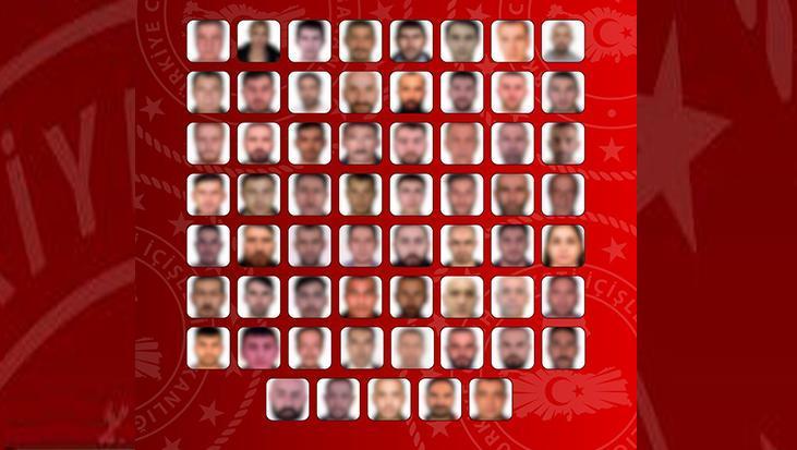 61 firari suçlu yakalanarak Türkiye’ye getirildi