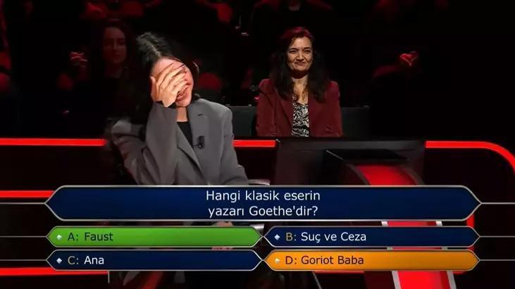 Milyonere damga vuran anlar: Edebiyat öğretmeni yapay zekaya güvendi, elendi Milyonere damga vuran anlar: Edebiyat öğretmeni yapay zekaya güvendi, elendi