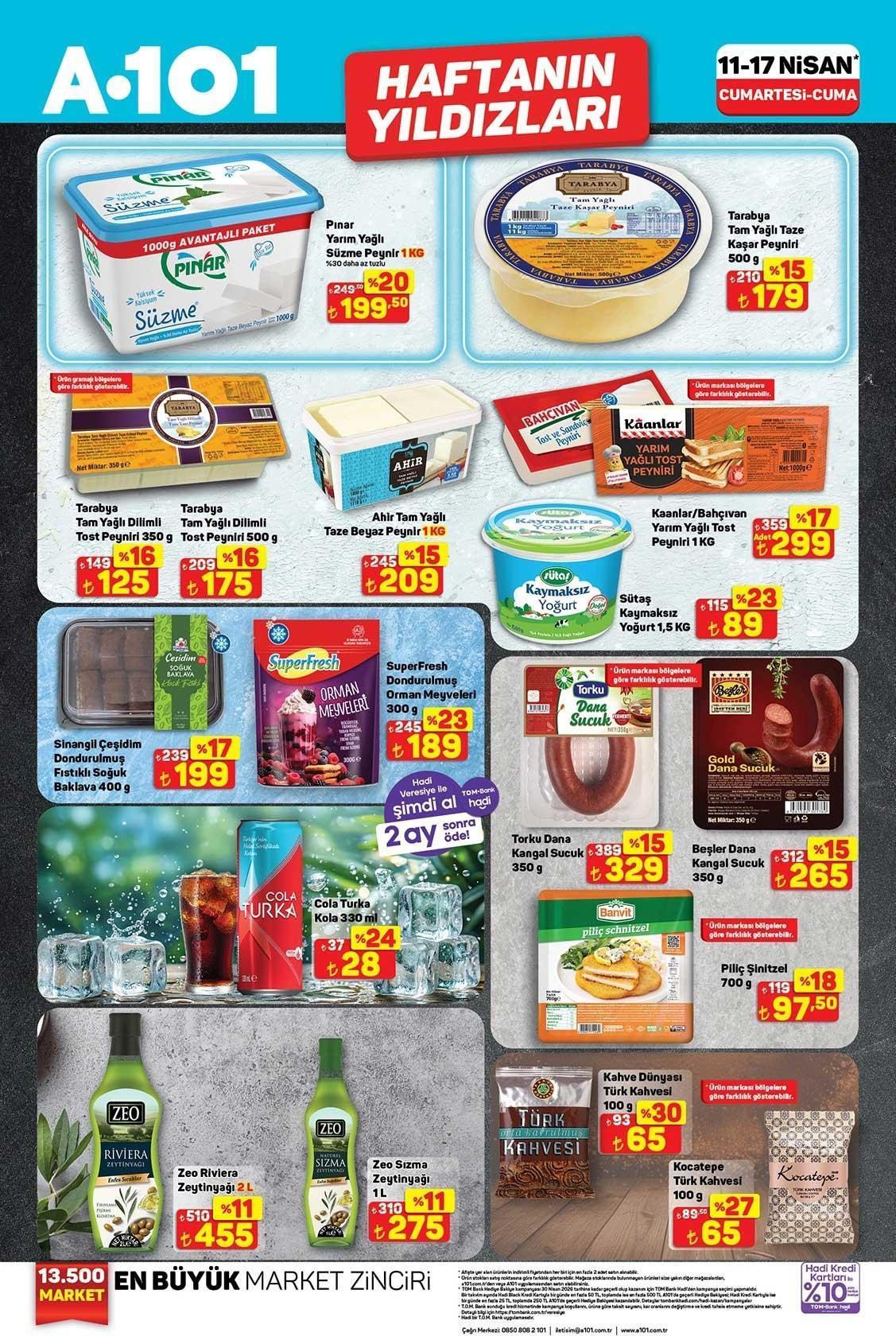 11-17 NİSAN A101 HAFTANIN YILDIZLARI 11-17 NİSAN A101 HAFTANIN YILDIZLARI