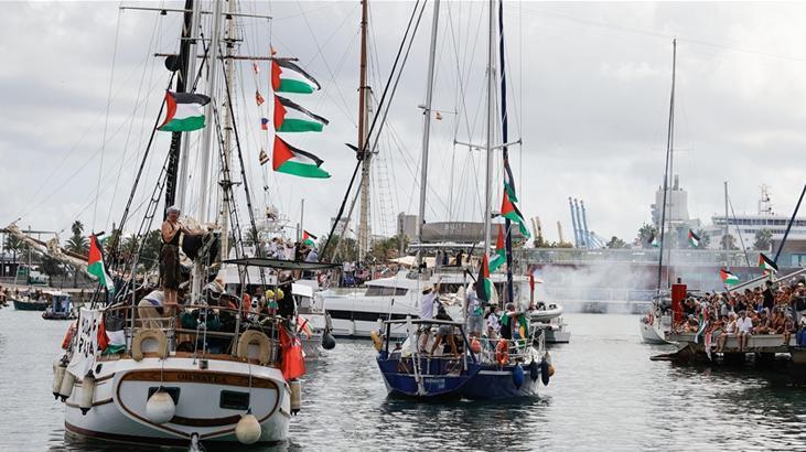Küresel Sumud Filosu Gazze için yeniden yola çıkıyor! 70 ülkeden 70 tekne