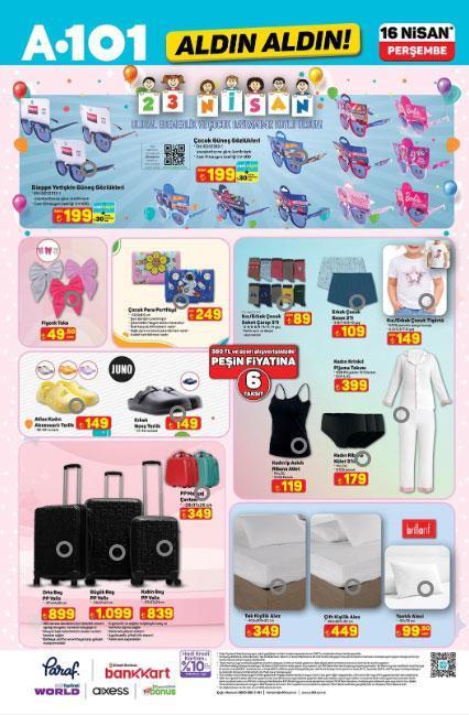 A101 AKTÜEL KATALOG 16 NİSAN PERŞEMBE İNDİRİMLİ ÜRÜNLER A101 AKTÜEL KATALOG 16 NİSAN PERŞEMBE İNDİRİMLİ ÜRÜNLER