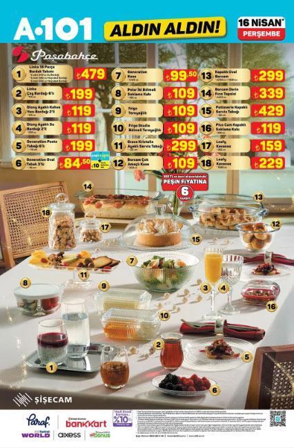A101 AKTÜEL KATALOG 16 NİSAN PERŞEMBE İNDİRİMLİ ÜRÜNLER A101 AKTÜEL KATALOG 16 NİSAN PERŞEMBE İNDİRİMLİ ÜRÜNLER