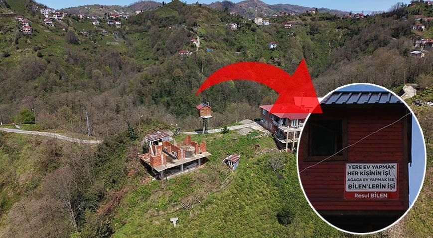 Tam bir Karadeniz zekası! 10 yaşında aklına koydu, 35'inde yaptı: 'Köyde sembol gibi oldu'