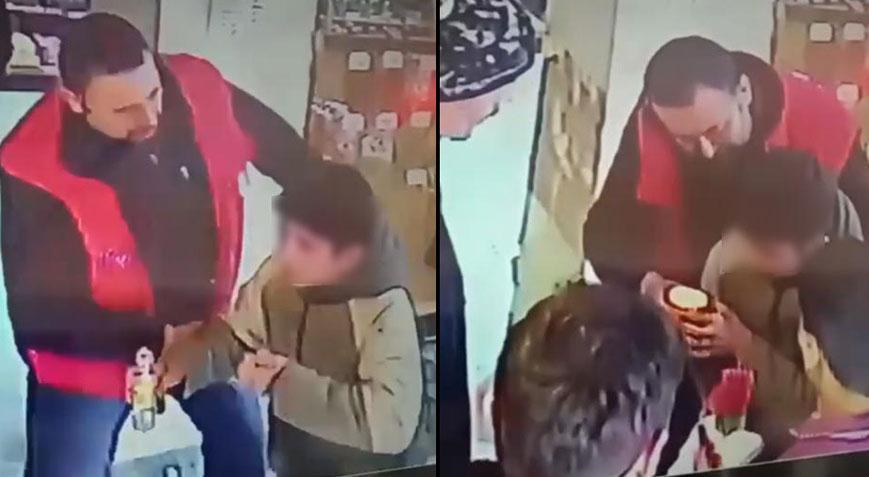 Fark ettiği an çocuğa yapıştı! Marketçinin tek hamlesi ile hayata döndü