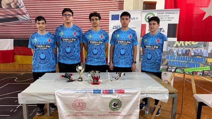 Ankaralı öğrenciler Yunanistanda 2,9 saniyede tarih yazdı 55 ülke arasında 1’inci oldular