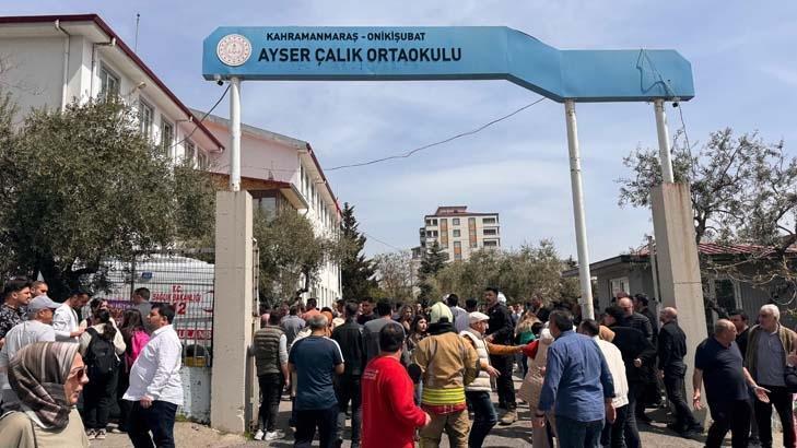 Kahramanmaraş’ta okulda silah sesleri Ölü ve yaralılar var: Olay yerinden sıcak görüntüler...