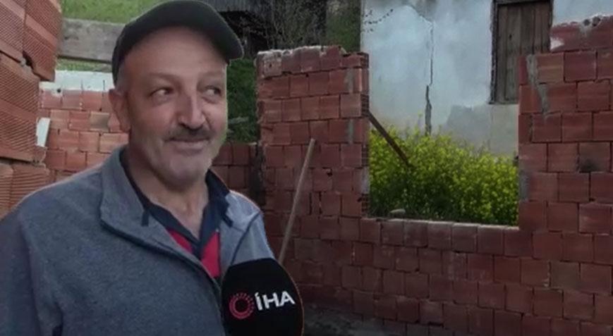 Karadeniz zekası yine şaşırttı! Duvar yıkılmadan taşındı, herkes şaşkın: Daha önce de yapmıştım