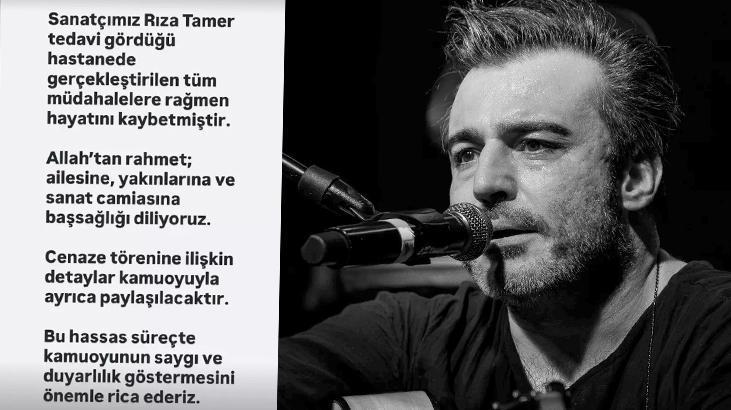 Halk beni betondan kaldırdı demişti: Hayatını kaybeden Rıza Tamerin yürek burkan hikayesi Halk beni betondan kaldırdı demişti: Hayatını kaybeden Rıza Tamerin yürek burkan hikayesi