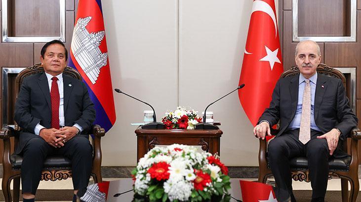 TBMM Başkanı Kurtulmuş, Borith'i kabul etti