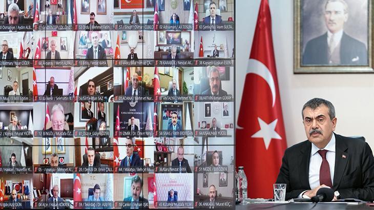 Bakan Tekin, 81 ilin milli eğitim müdürleriyle toplantı yaptı