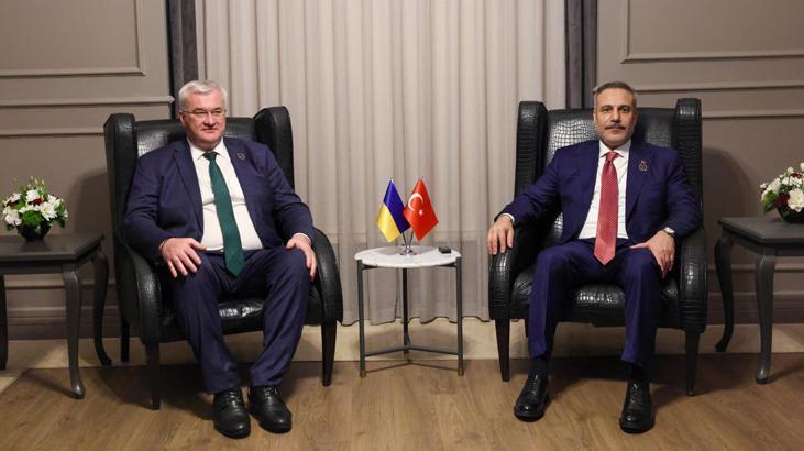 Dışişleri Bakanı Hakan Fidan, Ukrayna Dışişleri Bakanı Sybiha ile görüştü
