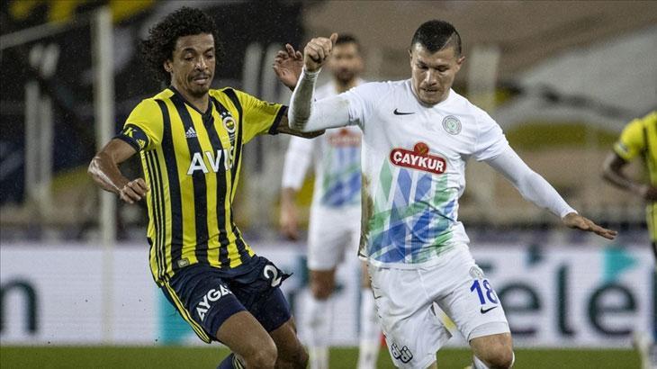 TRENDYOL SÜPER LİG FB MAÇ SONUCU Fenerbahçe - Rizespor maçı kaç kaç bitti Fenerbahçe - Rizespor maç sonucu özeti