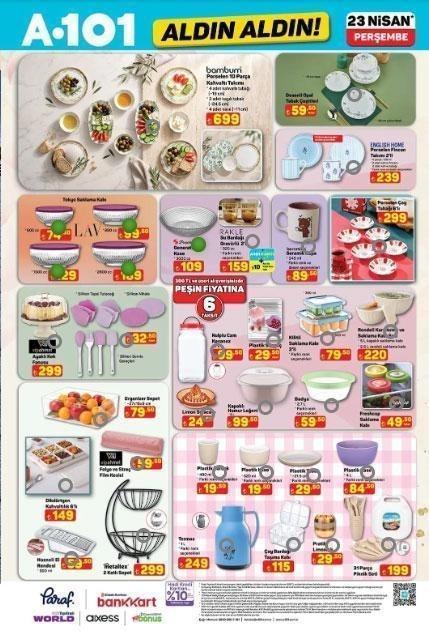 23 NİSAN A101 KATALOĞU