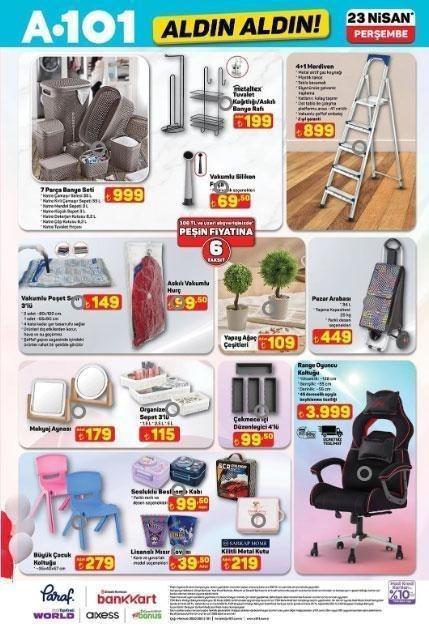 23 NİSAN A101 KATALOĞU