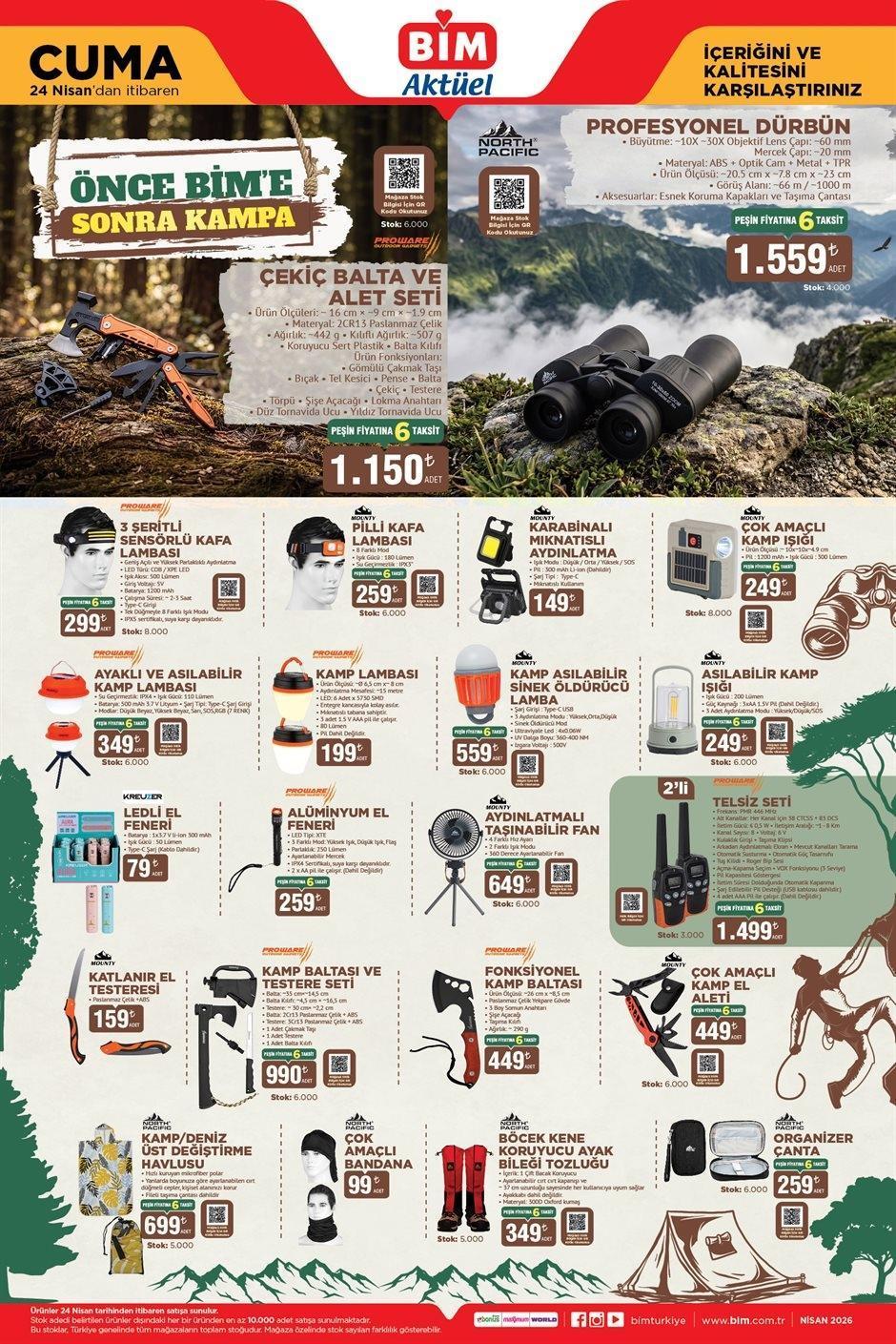 24 NİSAN BİM AKTÜEL KATALOĞU