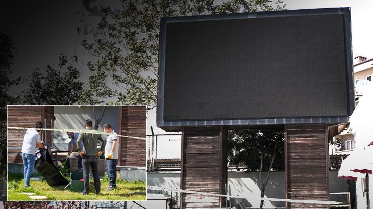 Şehrin göbeğinde korkunç olay! Reklam panosunun ayağında insan cesedi bulundu