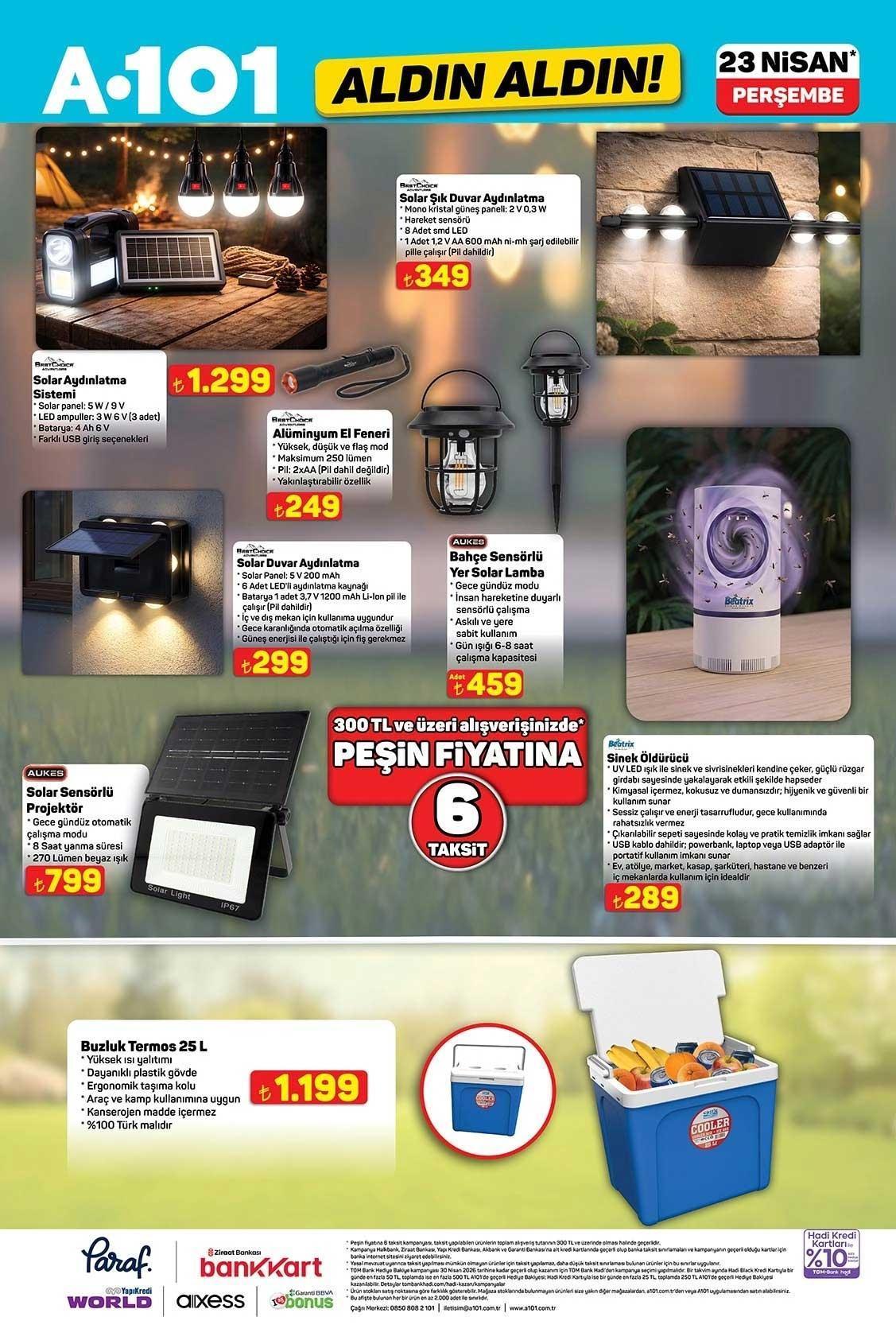 23 NİSAN A101 KATALOĞU