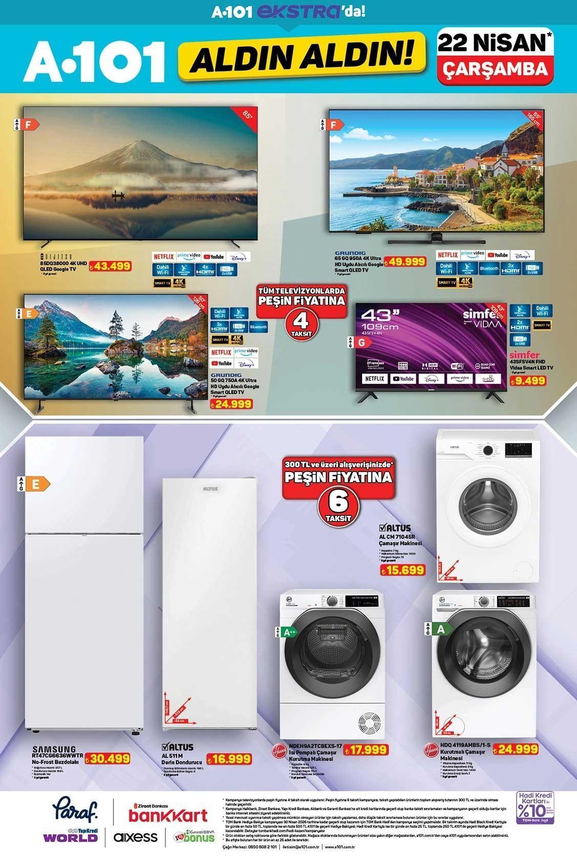 22 NİSAN A101 EKSTRA