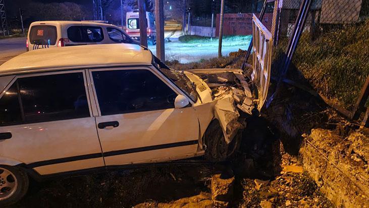 Bolu'da alkollü ve ehliyetsiz sürücü duvara çarptı! Yediği ceza dudak uçuklattı
